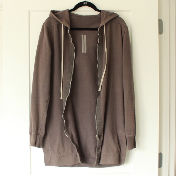 RICK OWENS Drkshdw Zip-Up Hoodie - Picture 14 of 14